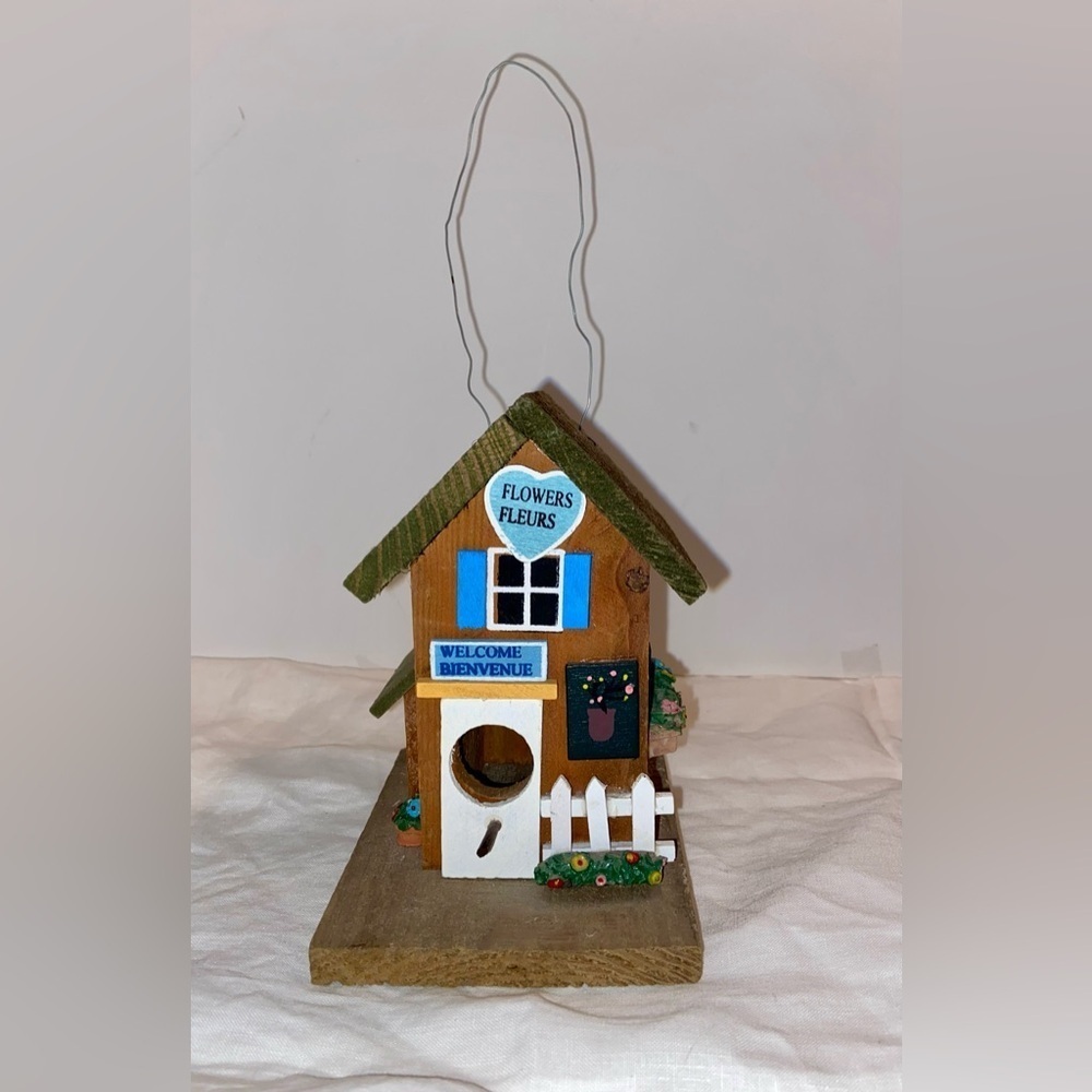 3/30$ Home vintage decorative wood small bird house